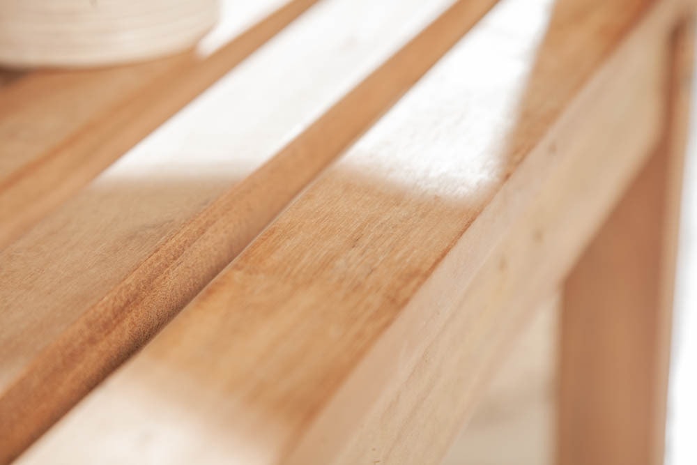 Massive Gartenbank EMPIRE TEAK 120cm Teakholz mit Ankerdesign