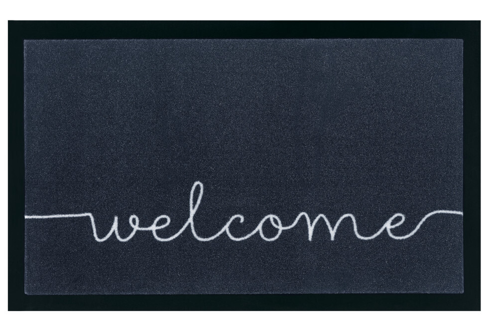 Strapazierfähige Fußmatte CLEAN WELCOME 75x45cm Fußabtreter anthrazit