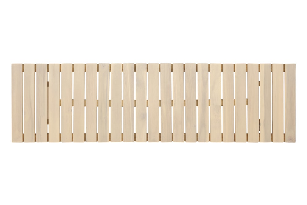 In- und Outdoor Sitzbank BALI 110cm natur hell Akazienholz wetterfest Balkonbank