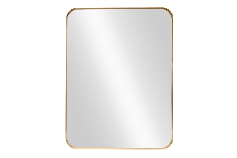 Moderner Wandspiegel AMSTERDAM 100cm gold Aluminium