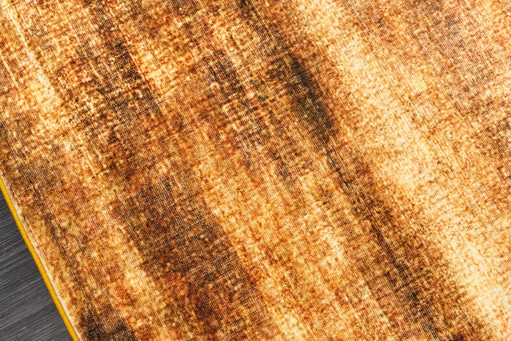 Moderner Teppich SOFT TOUCH 230x160cm senfgelb gold Kurzflor Indoor-Teppich