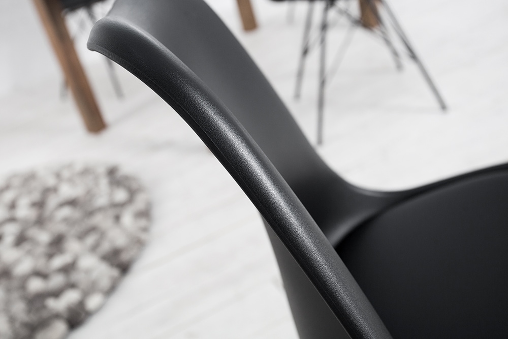 Retro Stuhl SCANDINAVIA MEISTERSTÜCK schwarz
