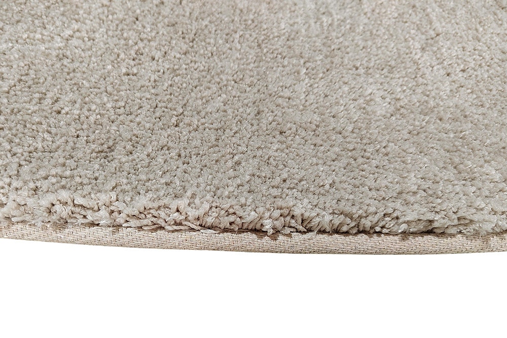 Design Teppich ORGANIC 180x120cm taupe Hochflor Indoor-Teppich organische Form