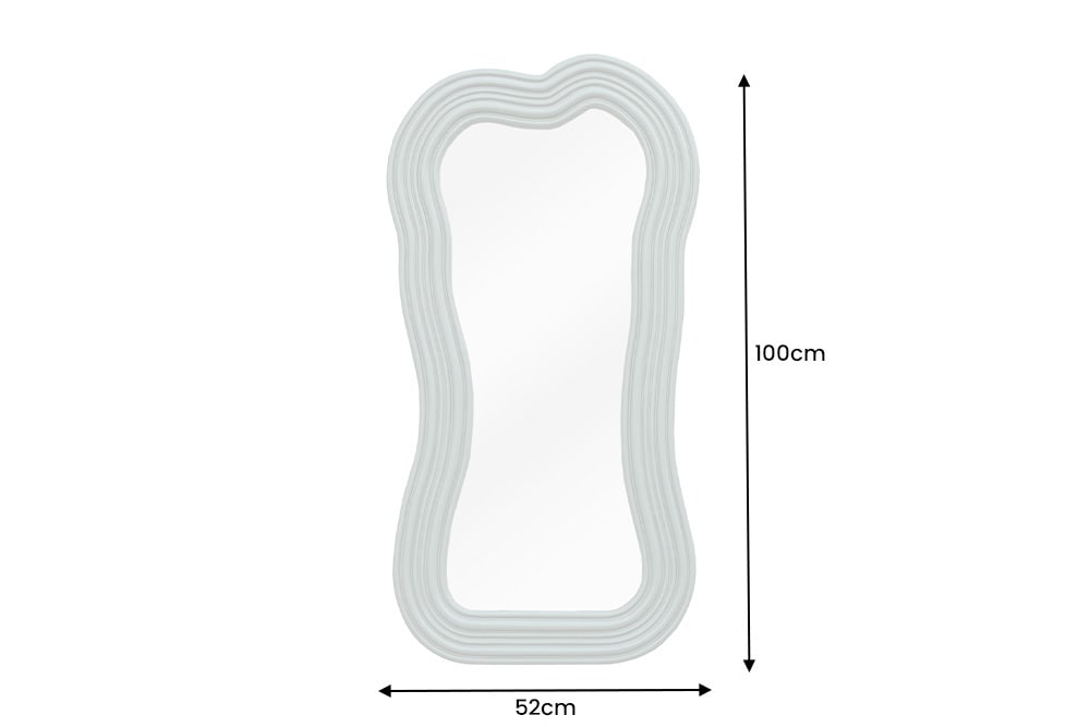 Design Wandspiegel ALICE II 100cm pastell salbeigrün
