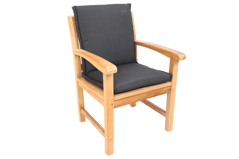 Outdoor Kissen ROG 46x97cm anthrazit Sitzkissen Polster-Auflage für Niedriglehner Outdoor Kissen ROG 46x97cm anthrazit Sitzkissen Polster-Auflage für Niedriglehner