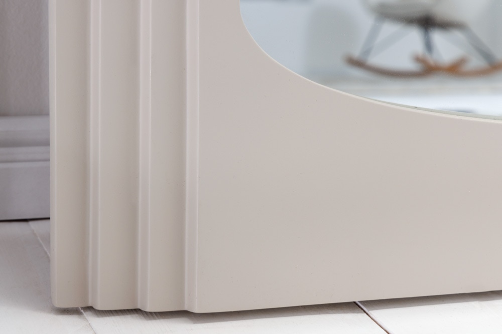 Design Wandspiegel WAVE 160cm greige