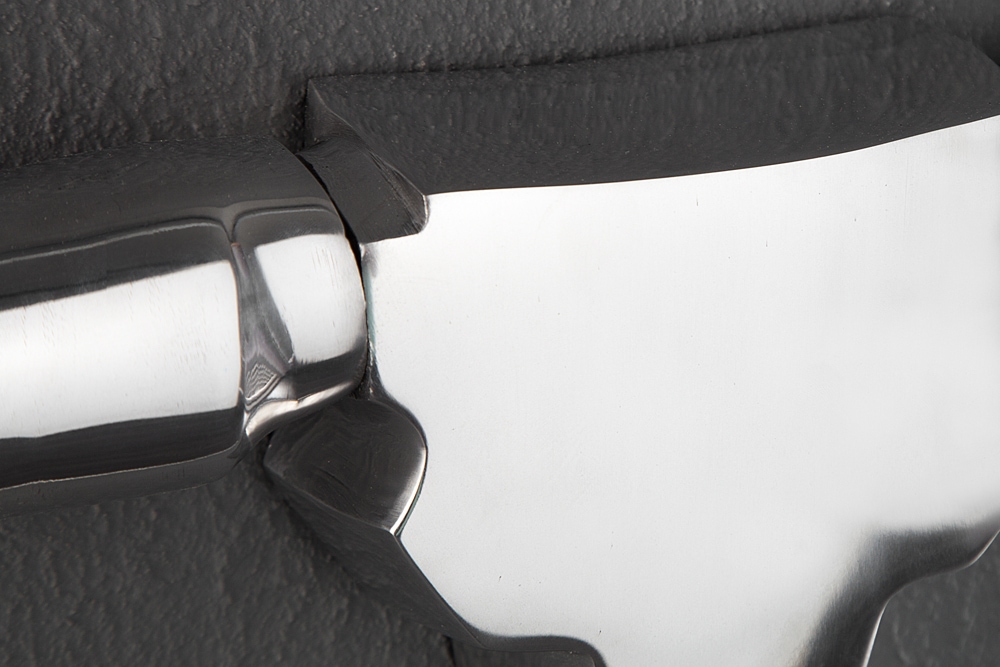 Design Garderobe BULL 100cm Aluminium Wanddekoration Stierkopf