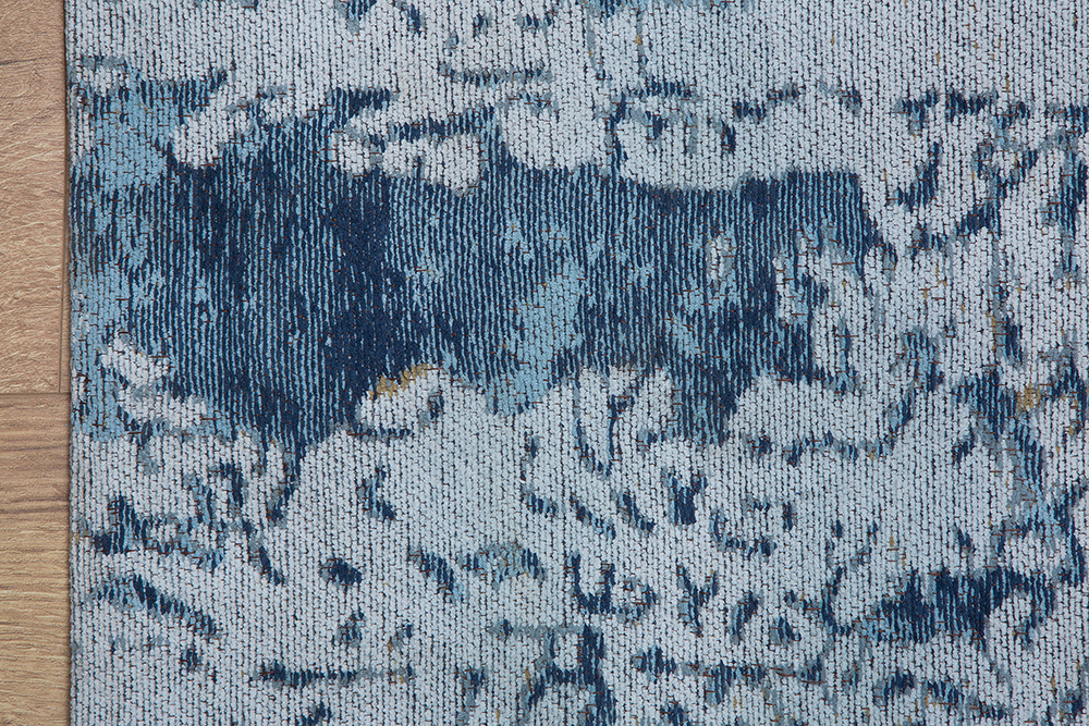 Design Teppich ABSTRAKT 240x160cm blau Baumwolle