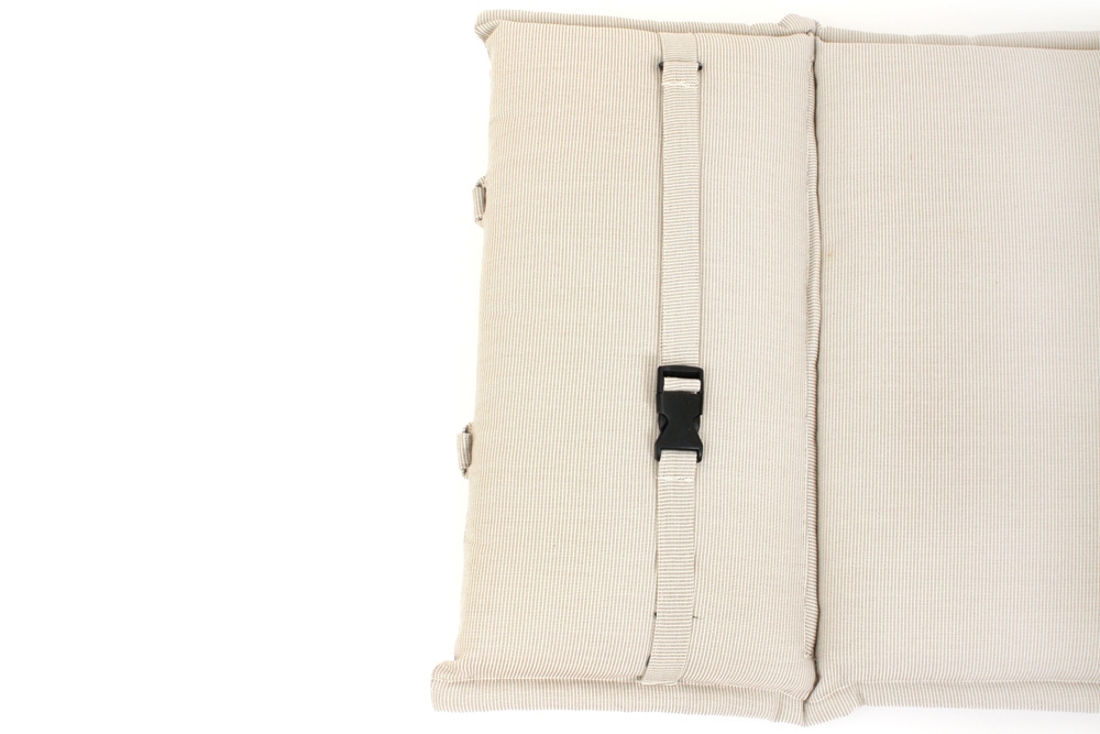 Outdoor Kissen ROG 46x119cm beige Sitzkissen Polster-Auflage für Hochlehner