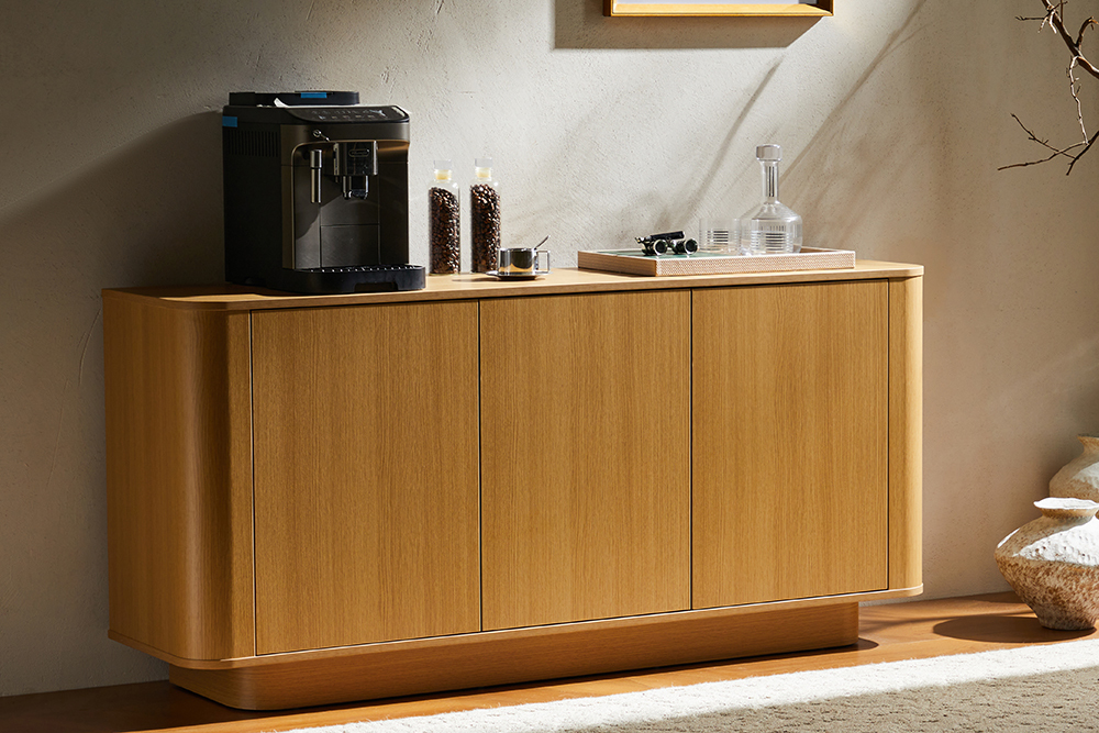Modernes Sideboard VALHALLA WOOD 160cm natur Eichenholz Kommode