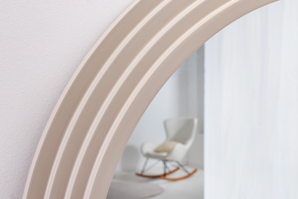 Design Wandspiegel WAVE 160cm greige Design Wandspiegel WAVE 160cm greige