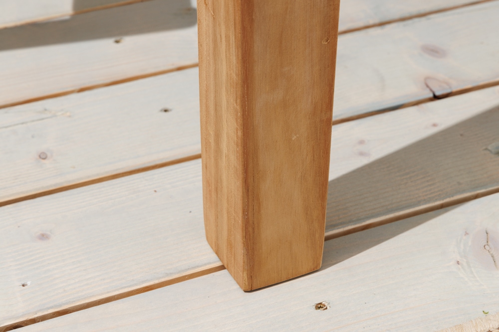 Massiver Gartentisch EMPIRE TEAK 180cm natur Teakholz