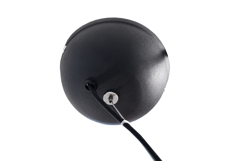 Moderne Design Hängeleuchte INFINITY HOME 70cm schwarz gold Pendelleuchte