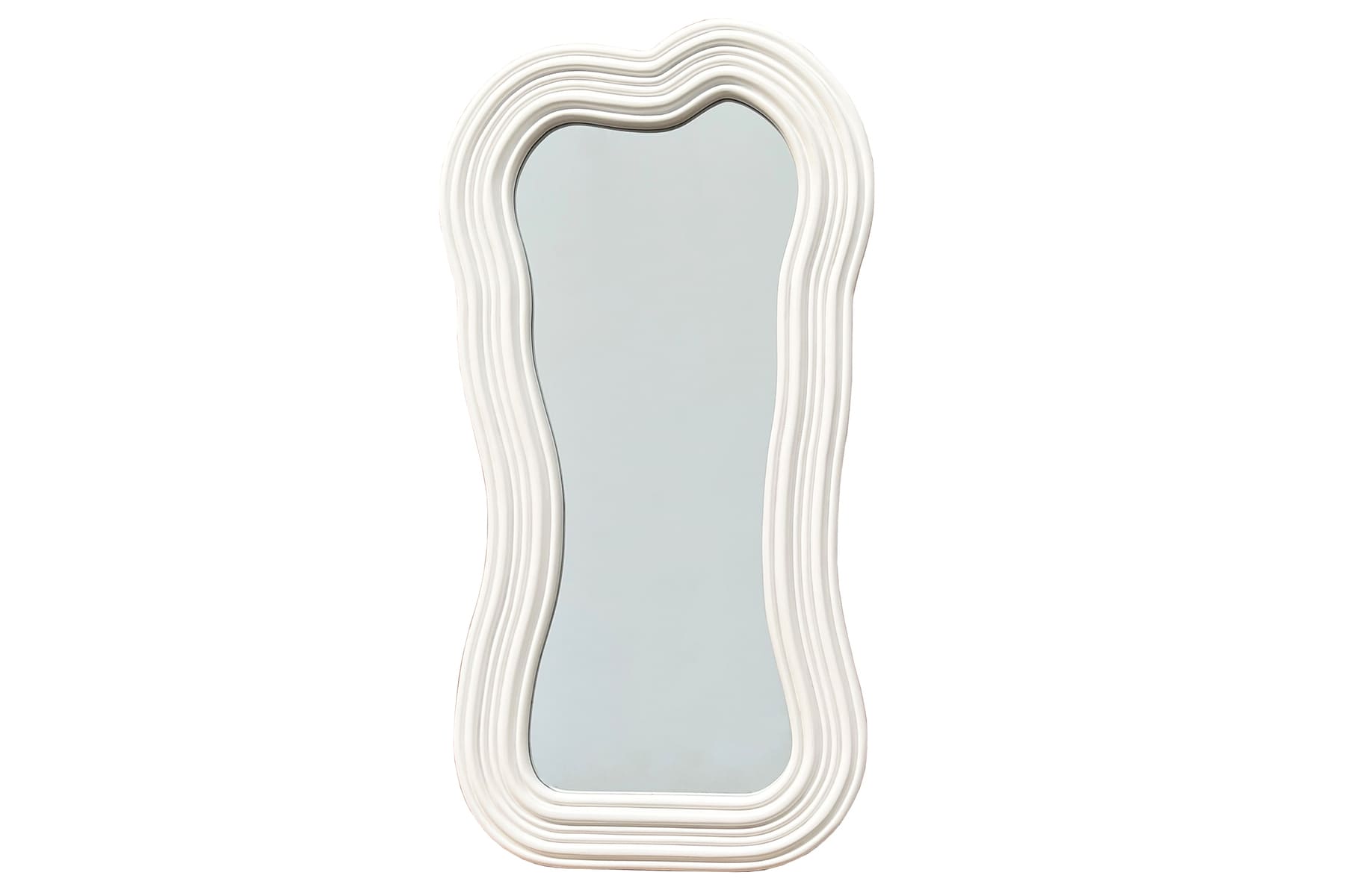 Design Wandspiegel ALICE II 100cm weiß
