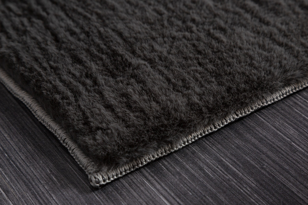 Moderner Teppich COZY CLOUD 230x160cm anthrazit Hochflor Indoor-Teppich Felloptik