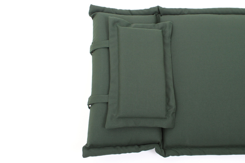 Outdoor Kissen ROG 45x186cm grün Sitzkissen Polster-Auflage für Deckchair