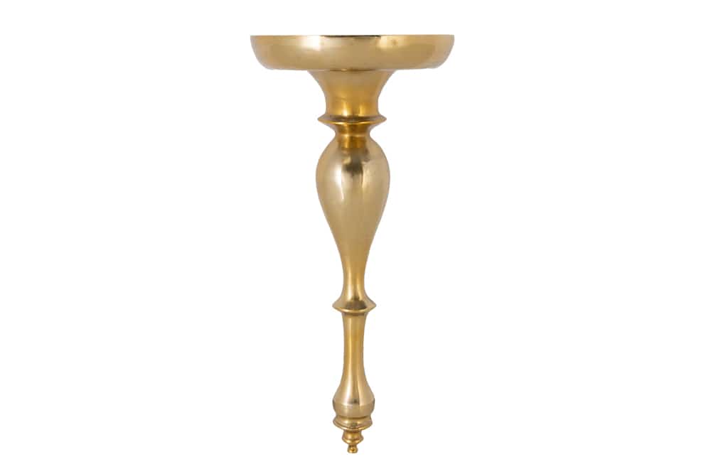 Barock Wandkonsole SCALA 80cm gold Metall Wandregal handmade Wanddekoration