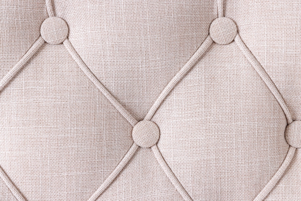 Design Stuhl CASTLE beige schwarz Strukturstoff Armlehnen Holzfüße
