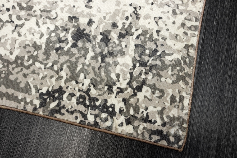 Design XXL Teppich MODERN ART 350x240cm beige braun Kurzflor Indoor-Teppich