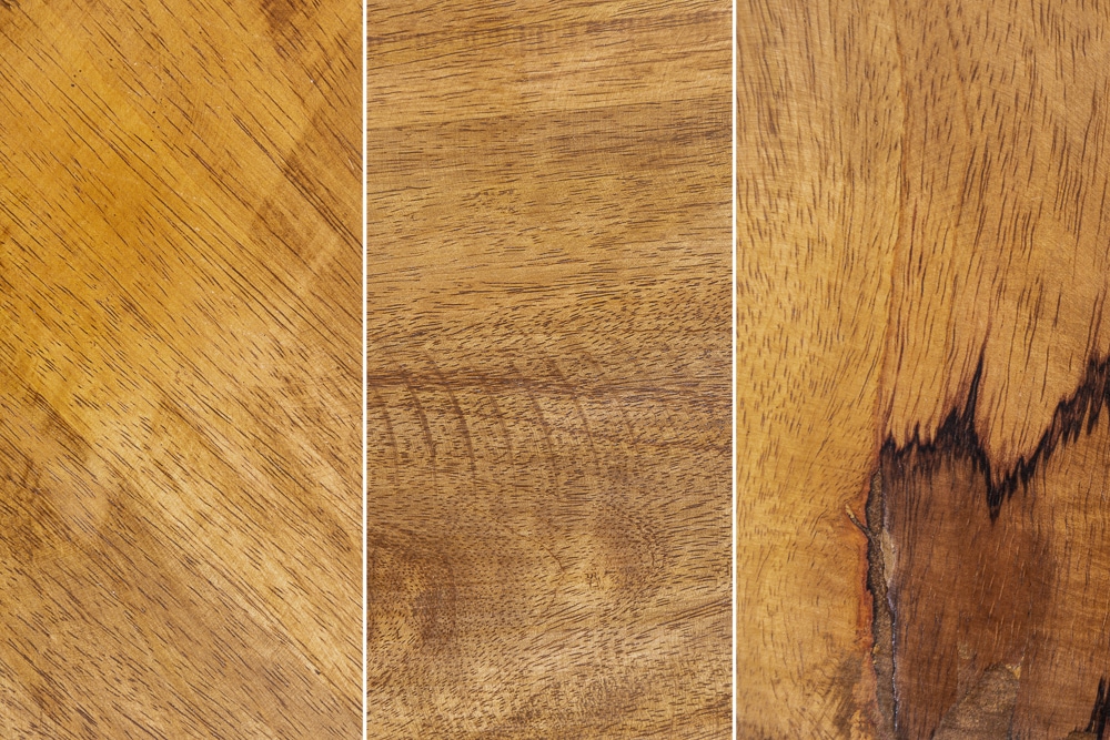Design Couchtisch DIAMOND 70cm natur Mangoholz massiv messing Eisengestell