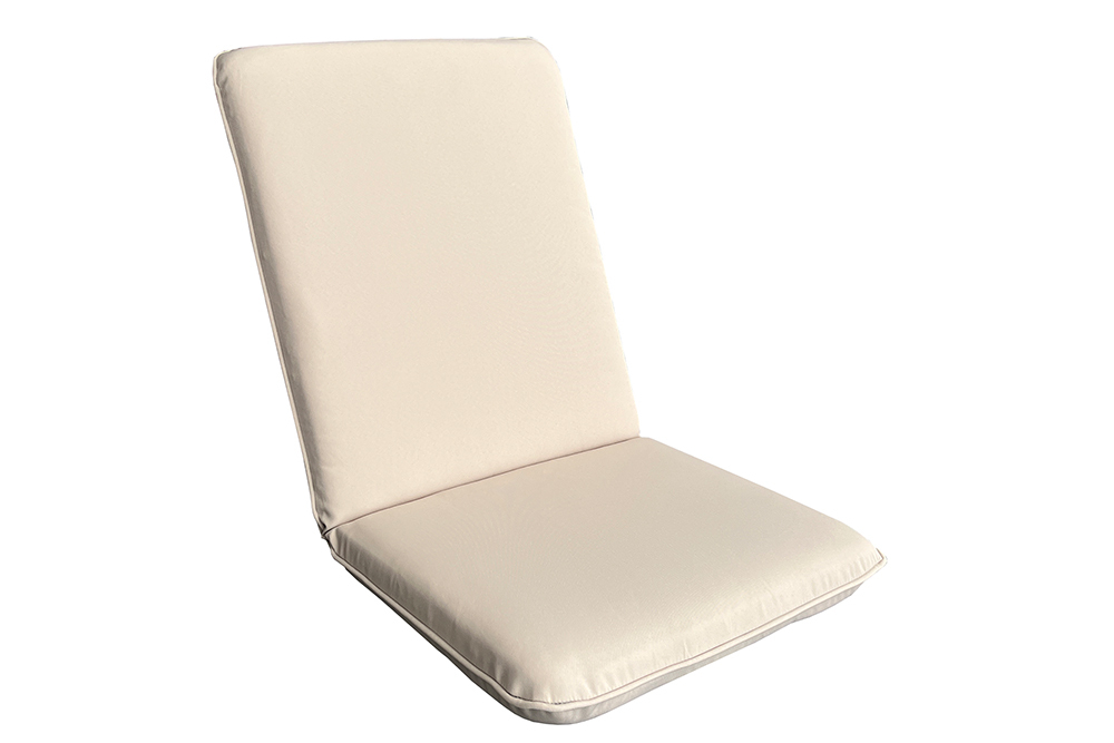 Outdoor Sitzkissen COMFORT LINE 50x100cm beige für Niedriglehner-Stuhl Polsterauflage