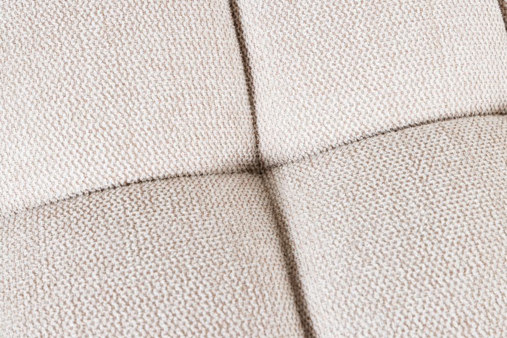 Esszimmer Sitzbank PAPILLON 165cm champagner beige mit Lehnen schwarzes Metallgestell