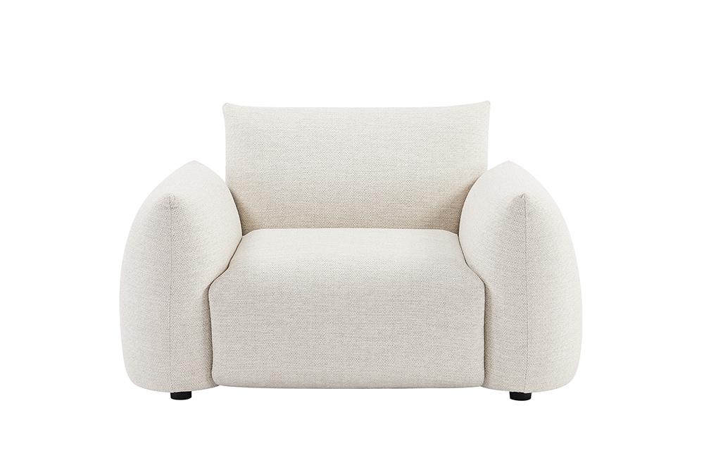 In- und Outdoor Gartensessel SEAHAWK creme Aluminium Olefin 1-Sitzer Sofa wetterfest