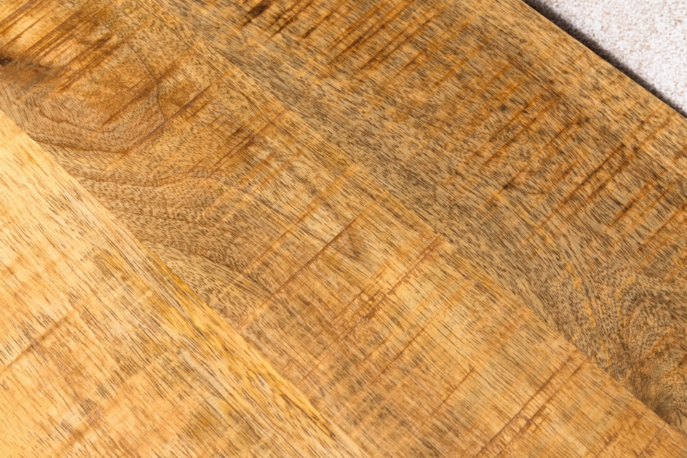 Hängendes TV-Board IRON CRAFT 160cm natur Mango Massivholz drei Schubladen Lowboard