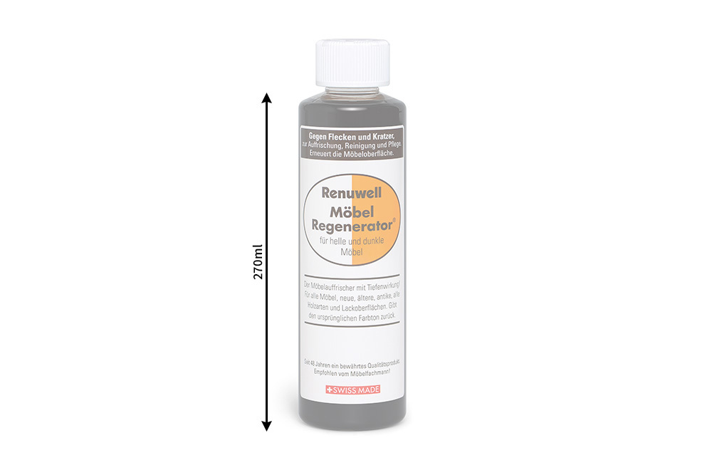 Renuwell MÖBEL REGENERATOR 270ml Pflegemittel für Tische Schränke Stühle Holzpflege