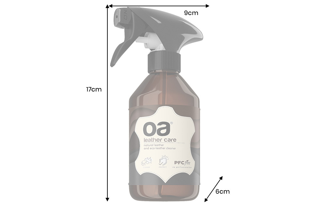 Lederreiniger OA LEATHER CARE 250ml PFC und VOC frei für Ledermöbel