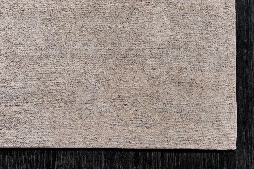 Design Teppich MODERN ART XXL 350x240cm beige Used Look Baumwolle Vintage Flachgewebe
