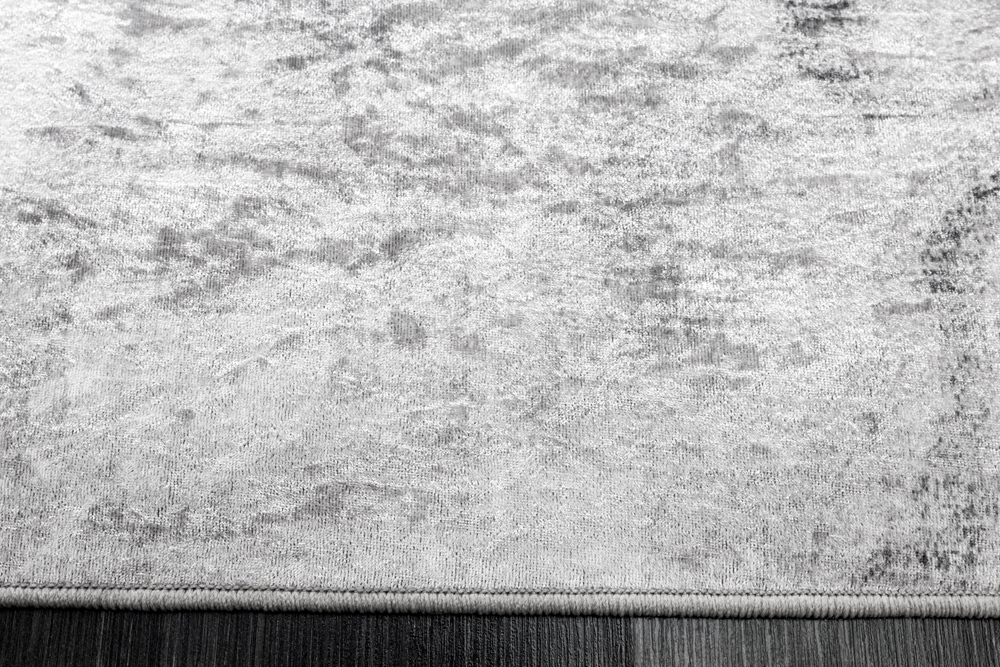 Design XXL Teppich ART RUGS 350x240cm grau weiß Flachgewebe Indoor