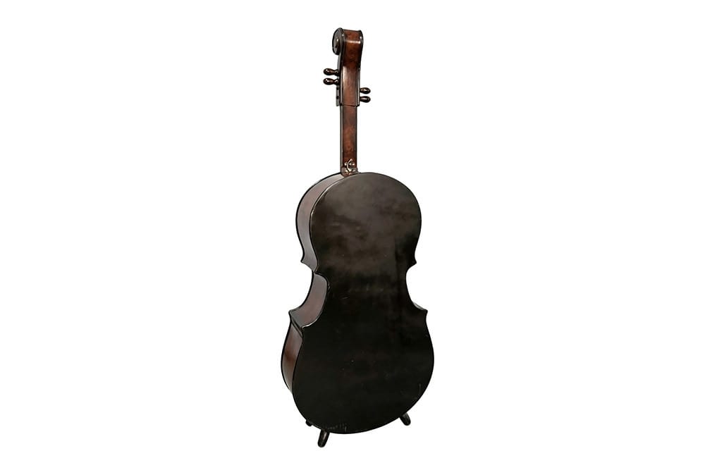 Extravagantes Weinregal CELLO 133cm braun Tannenholz für 10 Flaschen
