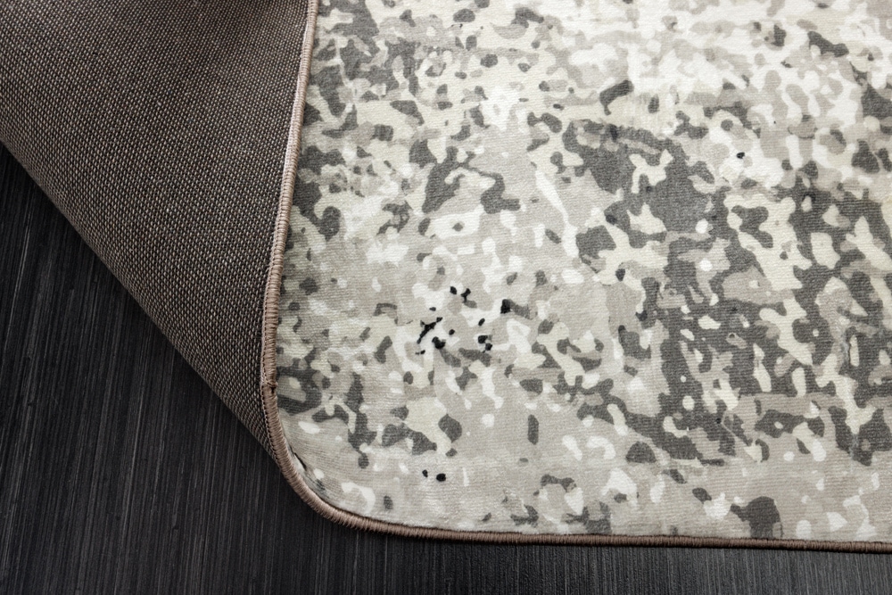 Design XXL Teppich MODERN ART 350x240cm beige braun Kurzflor Indoor-Teppich