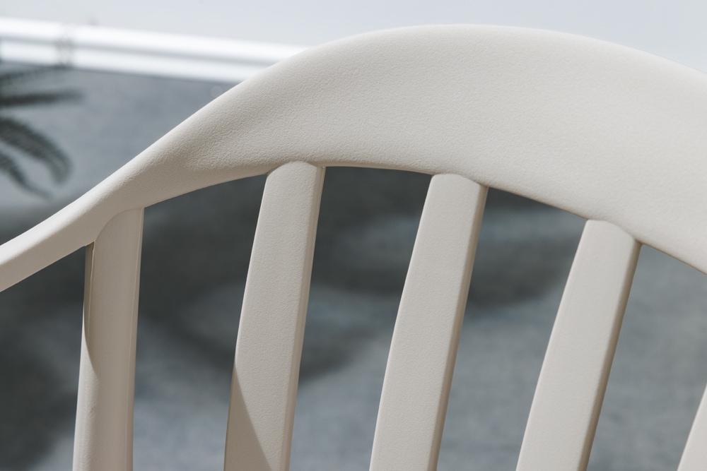 In- und Outdoor Gartenstuhl STUDIO ITALIA taupe stapelbar wetterfest