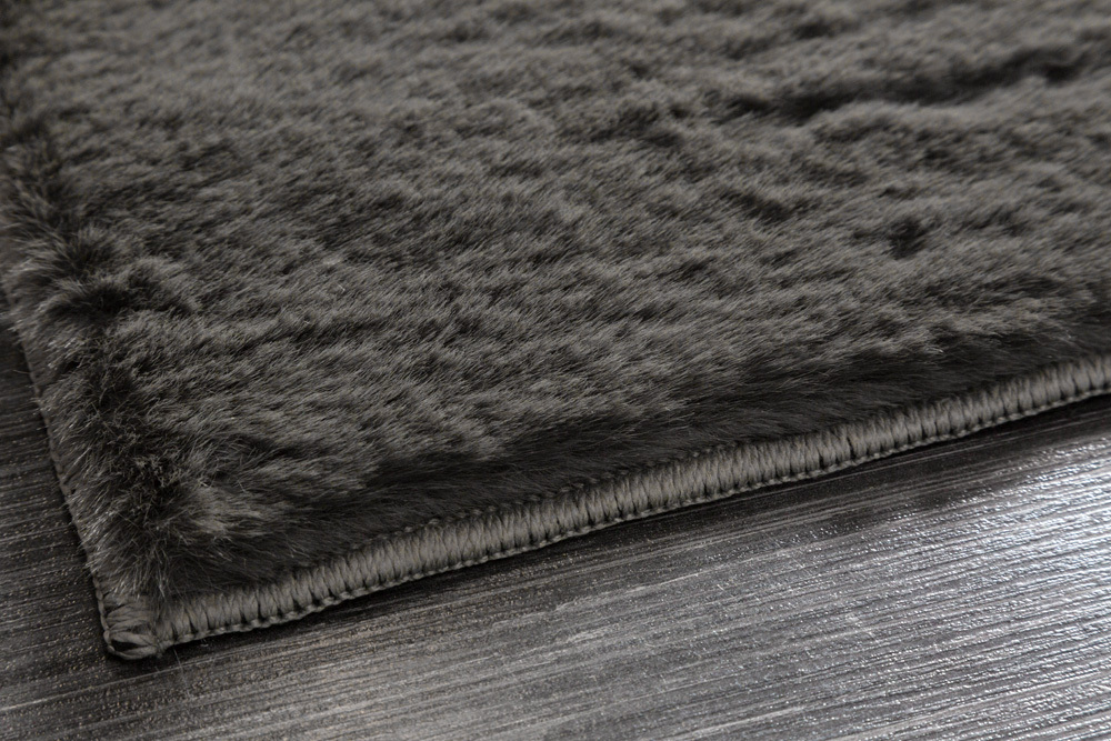 Moderner Teppich COZY CLOUD 230x160cm anthrazit Hochflor Indoor-Teppich Felloptik