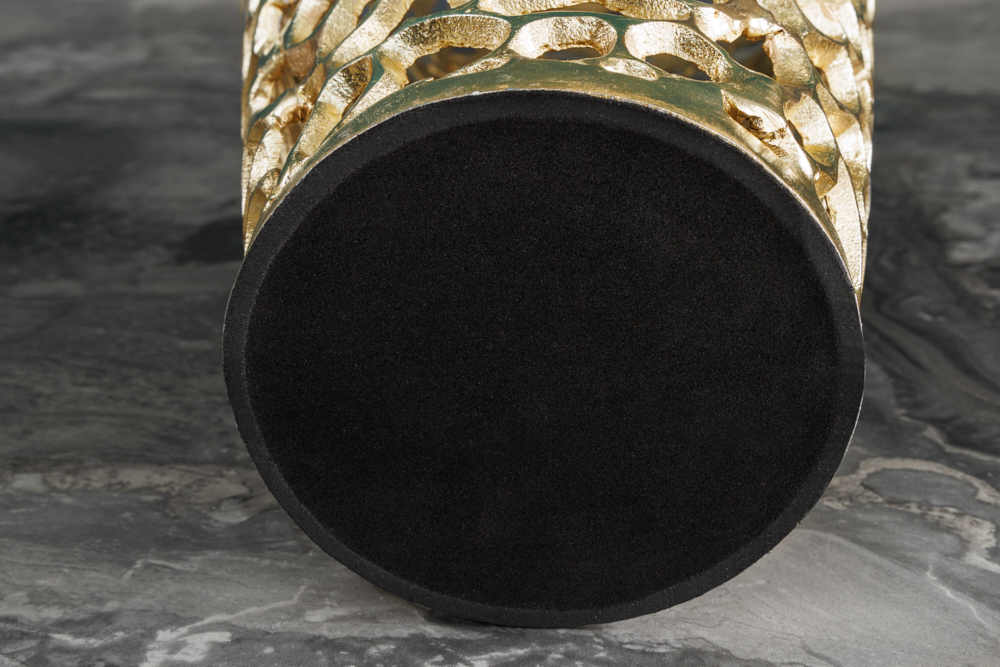Filigrane Design XXL Vase ABSTRACT LEAF 90cm gold Handarbeit