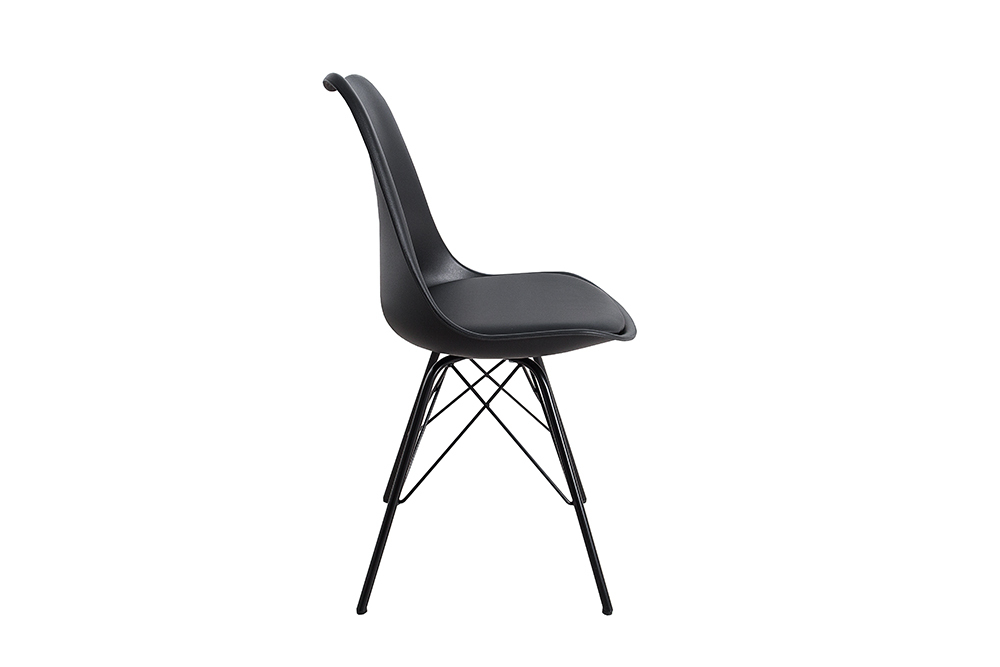 Retro Stuhl SCANDINAVIA MEISTERSTÜCK schwarz