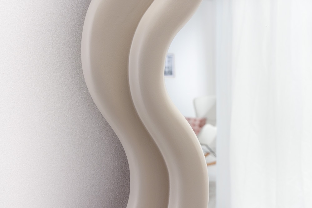 Design Wandspiegel CURVY 160cm greige