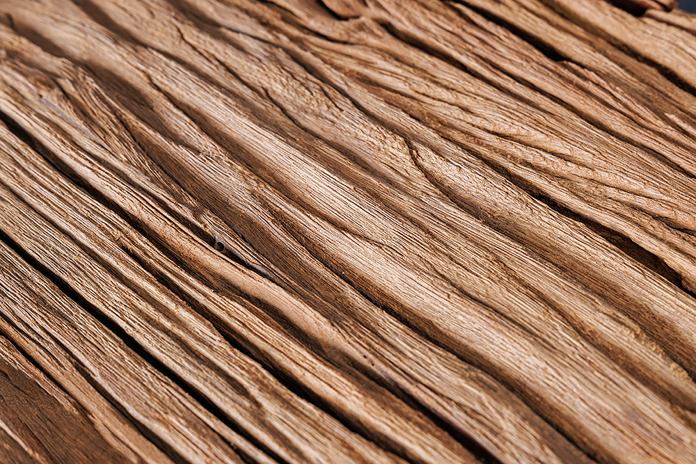 Massivholz Konsolentisch BARRACUDA 140cm braun Teakholz silber Edelstahl verchromt mit Schubladen