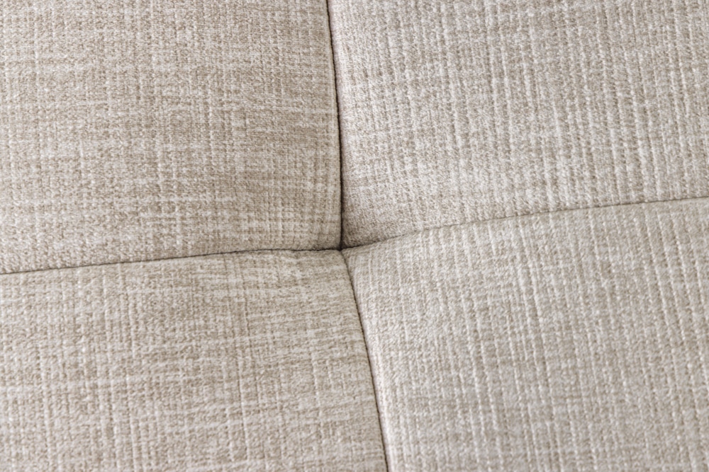 Moderner Hocker ROYAL 120cm greige Veloursstoff Federkern Sitzhocker Moderner Hocker ROYAL 120cm greige Veloursstoff Federkern Sitzhocker