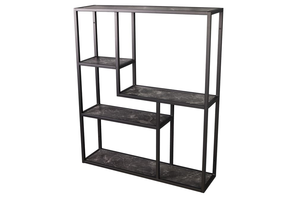 Modernes Wandregal SLIM LINE 90cm graphit Metall hängend