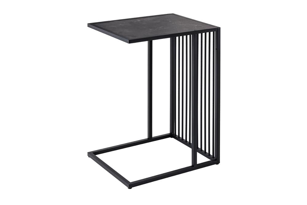 Moderner Beistelltisch ARCHITECTURE 65cm graphit Metall Laptoptisch