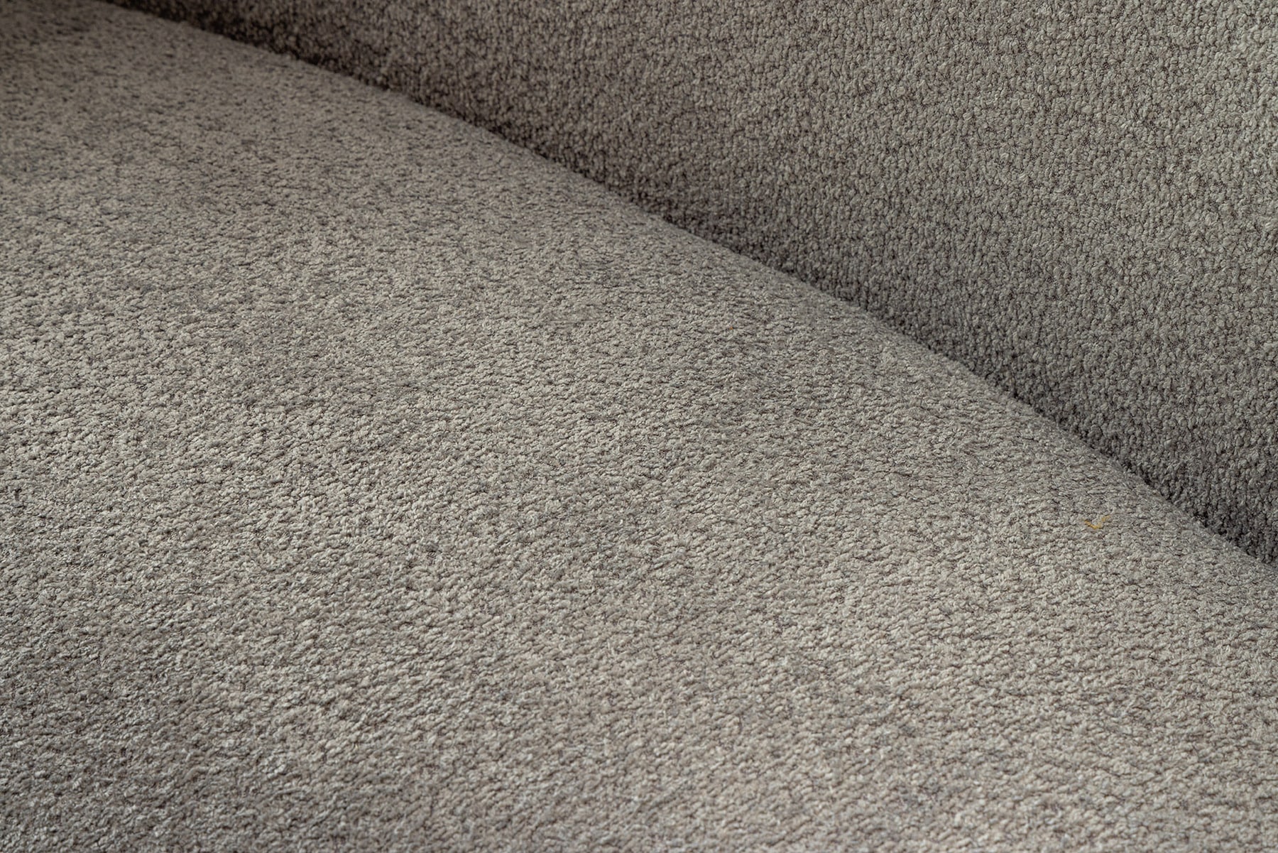 Modernes Sofa ATELIER 230cm grau Bouclé  3-Sitzer Couch inkl. Kissen