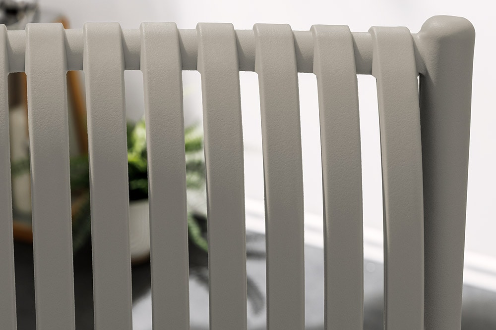 In- und Outdoor Stuhl STUDIO ITALIA greige stapelbar wetterfest Gartenstuhl
