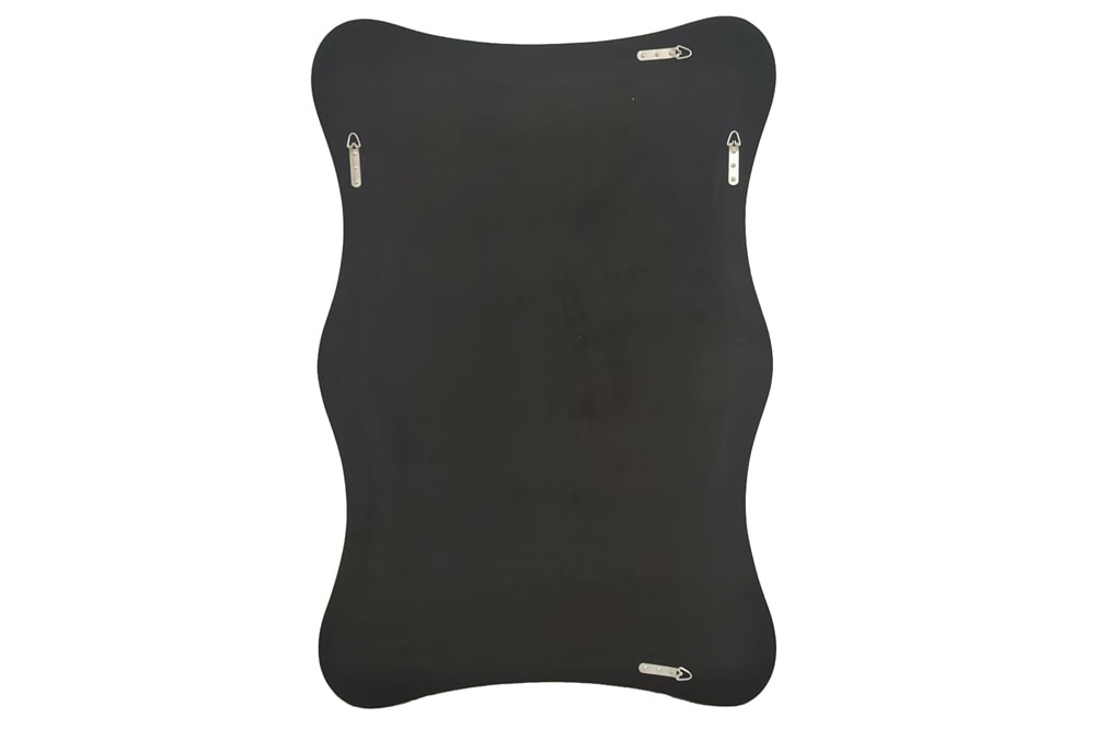 Moderner Wandspiegel ALICE 120cm gold schwarz variabel aufhängbar