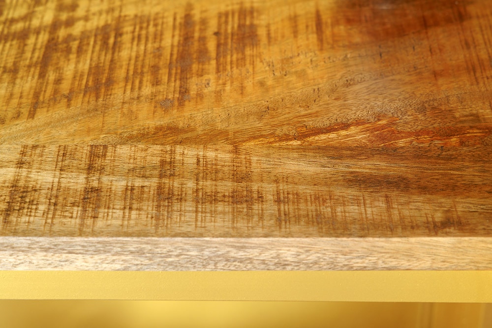 Design Aktenschrank GLOBETROTTER 180cm gold Eisen Container Upcycling Highboard