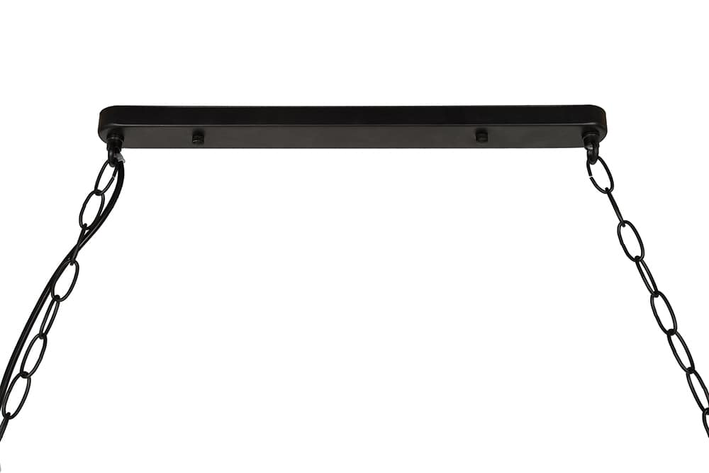 Maritime Hängeleuchte SEVEN SEAS II 120cm Seil Lampe mit 10 Leuchten
