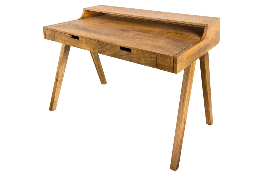 Massiver Sekretär MONSOON 120cm Mangoholz Schreibtisch