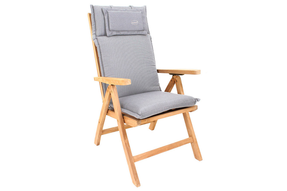 Outdoor Kissen ROG 46x119cm taupe Sitzkissen Polster-Auflage für Hochlehner Outdoor Kissen ROG 46x119cm taupe Sitzkissen Polster-Auflage für Hochlehner